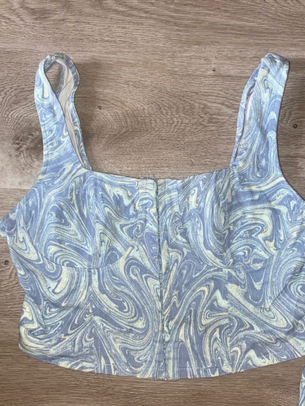 Marble Crop Top